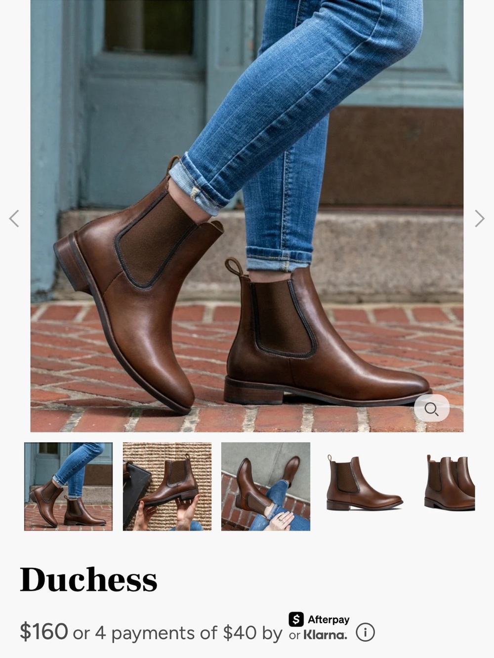 GORGEOUS Womens Chelsea Thursday Boot in Walnut - Picture 3 of 8